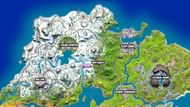 The Flairship has been moved with the latest Fortnite map changes (Image via Epic Games)